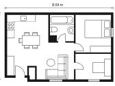 43 m² modulinis namas - nuotraukos Nr. 5