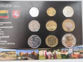 Pilnas litų rinkinys Unc 1 litas 2 litai 5 litai - nuotraukos Nr. 2