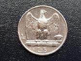 (678) 5 liros 1927m. Italija sidabras