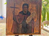 Šv. Antano Didžiojo ikona XIX - XX a - nuotraukos Nr. 3
