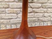 Vintažinė mid century tikmedžio stalinė lempa - nuotraukos Nr. 5