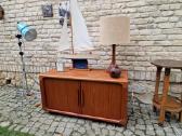 Vintažinė mid century tikmedžio stalinė lempa - nuotraukos Nr. 20