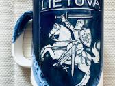 Suvenyrinis glazūruotas puodelis "Lietuva"