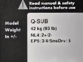 D&b audiotechnik Q10 + Q-sub koncertinės kolonėlės - nuotraukos Nr. 9