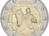 2 eurų Kroatijos Unc proginės monetos