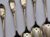 Sidabrinių šauštelių komplektas, 338 gr., 12 vnt - nuotraukos Nr. 5
