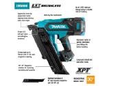 Akumuliatorinė Lxt® viniakalė Makita Dbn900zk 18v - nuotraukos Nr. 3