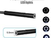 Endoskopas kamera Su LCD 5.5mm - nuotraukos Nr. 3