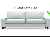 Ikea Kivik raudona sofa-lova - nuotraukos Nr. 2