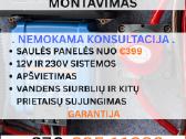 Kemperių elektros montavimas 12v 220v Kaune