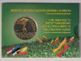 Lietuvos Sąjūdis 25 litų moneta 2013