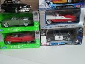 Amerikietiški 5 dešimtmečio automobiliai 1:24