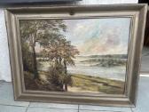 Antikvarinis paveikslas 1920- 1936 m. , 85 x 62cm - nuotraukos Nr. 3