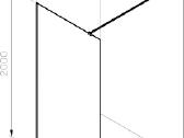 Nauja dušo sienelė Ravak Walk-in 200x120 - nuotraukos Nr. 4