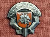 Senas prokuratūros krūtininis ženklas+ petlicos. - nuotraukos Nr. 3