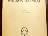 Kalbos dalykai 1932, Lietuvių kalbos sintaksė 1929