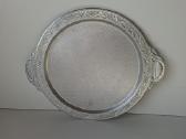 Apvalus metalinis padėklas 31cm