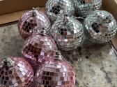 Disco stiliaus kalėdiniai žaisliukai 8 vnt. - nuotraukos Nr. 3