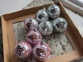 Disco stiliaus kalėdiniai žaisliukai 8 vnt. - nuotraukos Nr. 4