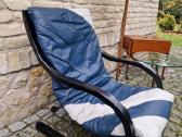 Vintažinis mid century odinis fotelis/šezlongas - nuotraukos Nr. 5