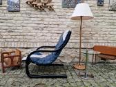 Vintažinis mid century odinis fotelis/šezlongas - nuotraukos Nr. 17