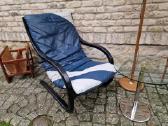 Vintažinis mid century odinis fotelis/šezlongas - nuotraukos Nr. 20