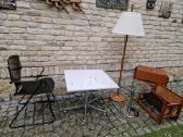 Vintažinis mid century marmurinis kavos staliukas - nuotraukos Nr. 30