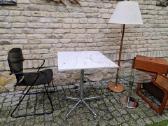 Vintažinis mid century marmurinis kavos staliukas - nuotraukos Nr. 35