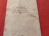Pokario knygelė antikvaras