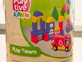 Medinių kaladėlių žaidimas "Play Town"