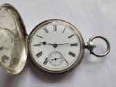 1886 Sidabrinis kiseninis laikrodis Waltham