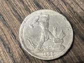Puse rublio 1925 metai paltyna