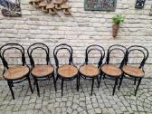 Vintažinės Art Nouveau Thonet nr. 14 kėdės - nuotraukos Nr. 2