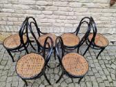 Vintažinės Art Nouveau Thonet nr. 14 kėdės - nuotraukos Nr. 28