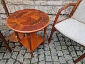 Vintažinis mid century tikmedžio staliukas - nuotraukos Nr. 9