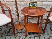 Vintažinis mid century tikmedžio staliukas - nuotraukos Nr. 21