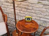 Vintažinis mid century tikmedžio staliukas - nuotraukos Nr. 30