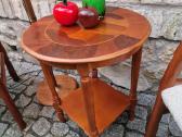 Vintažinis mid century tikmedžio staliukas - nuotraukos Nr. 33