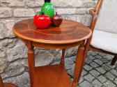 Vintažinis mid century tikmedžio staliukas - nuotraukos Nr. 34