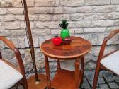 Vintažinis mid century tikmedžio staliukas - nuotraukos Nr. 37