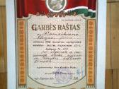 Lietuvos Tsr soc. aprupinimo garbes rastai 1960 m. - nuotraukos Nr. 3