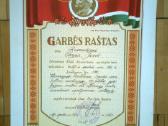 Lietuvos Tsr soc. aprupinimo garbes rastai 1960 m. - nuotraukos Nr. 4