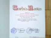Ltsr soc. aprupinimo prof. komiteto garbes rastai - nuotraukos Nr. 2