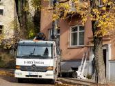 Žvyras-smėlis-skalda-savivartis Fiskaras greiferiu