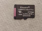 Kingston microsd kortelė 256gb su adapteriu - nuotraukos Nr. 2