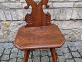 Vintažinė praeito šimtmečio folk art st.kėdė - nuotraukos Nr. 3