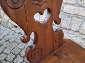 Vintažinė praeito šimtmečio folk art st.kėdė - nuotraukos Nr. 5
