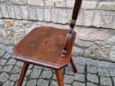 Vintažinė praeito šimtmečio folk art st.kėdė - nuotraukos Nr. 6
