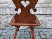 Vintažinė praeito šimtmečio folk art st.kėdė - nuotraukos Nr. 8