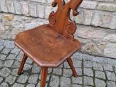 Vintažinė praeito šimtmečio folk art st.kėdė - nuotraukos Nr. 11